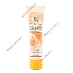 قناع تقشير الوجه بالذهب والكافيار