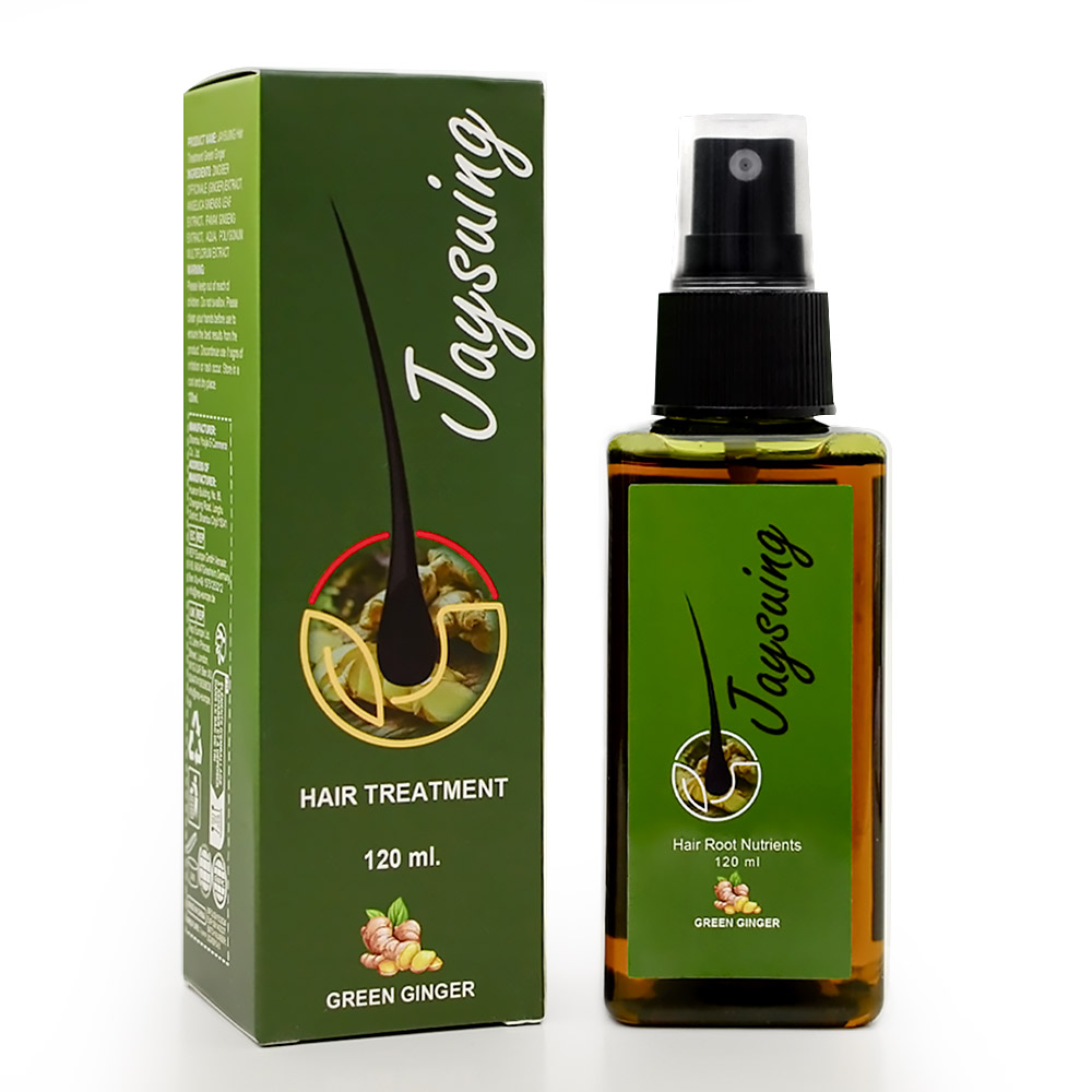 زيت الزنجبيل الأخضر لعلاج تساقط الشعر واستعادة كثافته