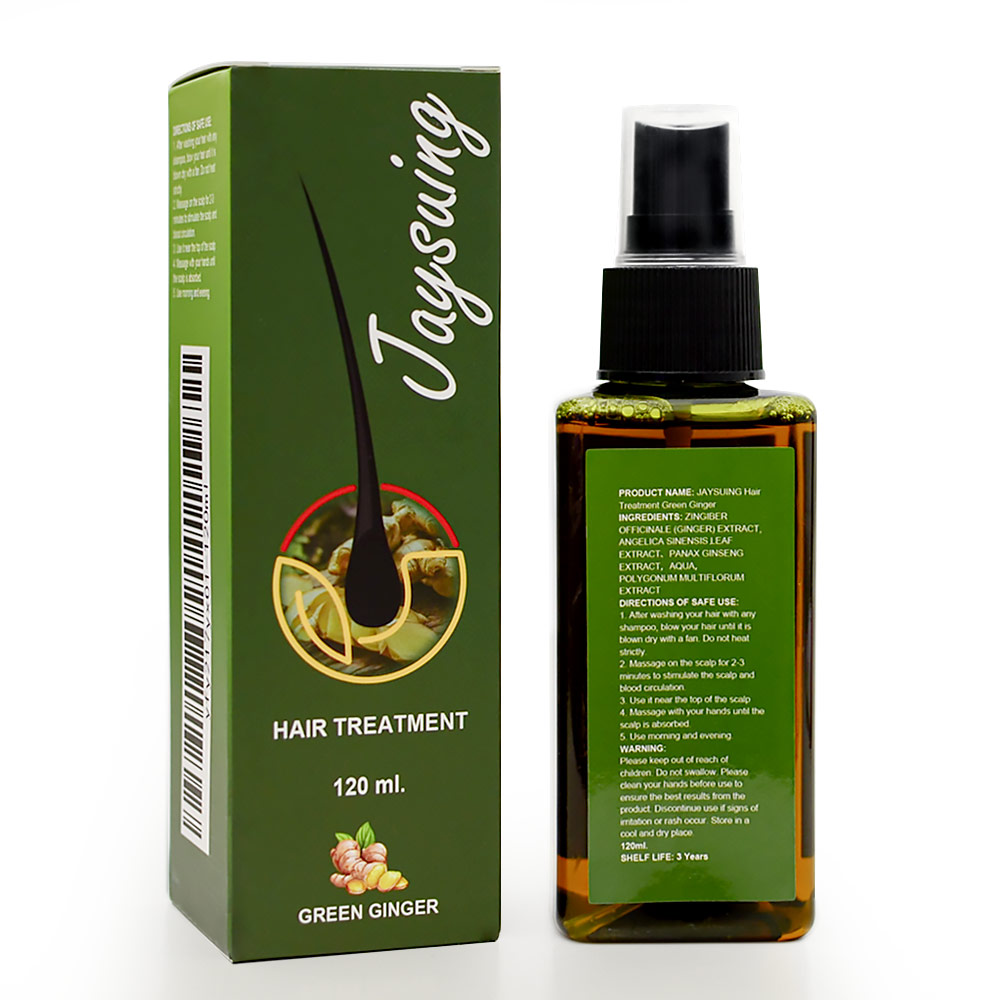 زيت الزنجبيل الأخضر لعلاج تساقط الشعر واستعادة كثافته